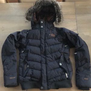 North Face Avalanche reflector down ski snowboard